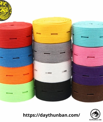 Thun Lỗ Khuy Nhiều Màu – Hoàn Hảo Cho Áo, Váy, Đồ Bầu