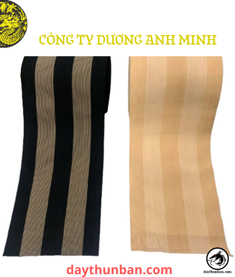 DÂY THUN KIỂU BẢN LỚN DÙNG LÀM ĐAI NỊT BỤNG VÀ DÂY ĐAI VÁY ĐẦM , ĐAI LƯNG