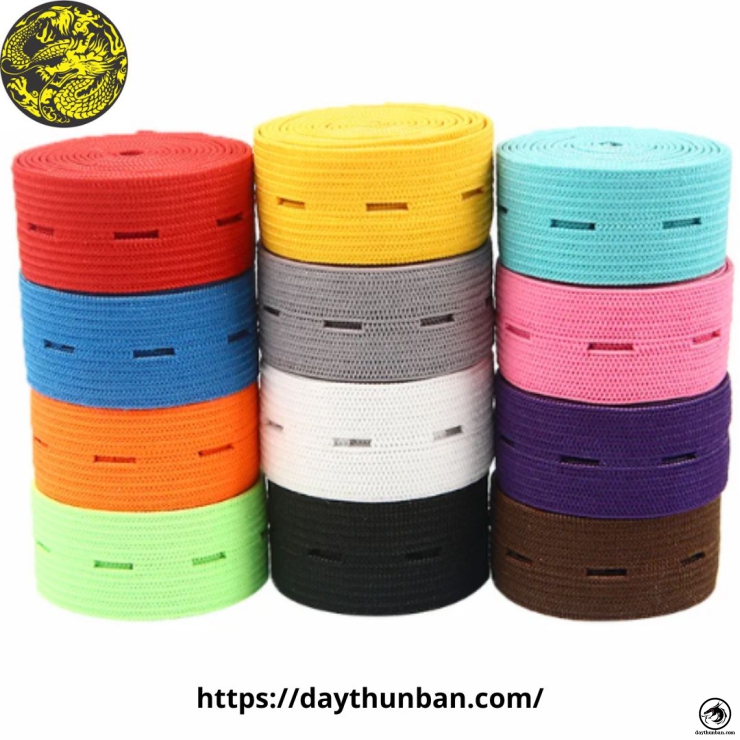 Thun Lỗ Khuy Nhiều Màu – Hoàn Hảo Cho Áo, Váy, Đồ Bầu