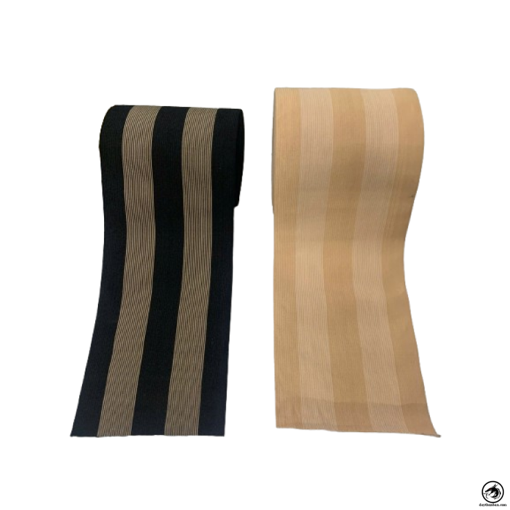 DÂY THUN KIỂU BẢN LỚN DÙNG LÀM ĐAI NỊT BỤNG VÀ DÂY ĐAI VÁY ĐẦM , ĐAI LƯNG